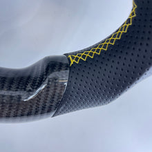 Load image into Gallery viewer, CCExcellent For Lamborghini Gallardo 2004-2014 Carbon Fiber Steering Wheel with red stitching