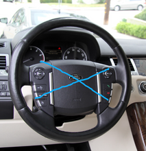 Load image into Gallery viewer, CCExcellent For 2016 LAND ROVER Custom Wooden Steering Wheel With heated In Tan suede Sides