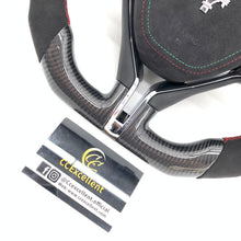 Load image into Gallery viewer, CCexcellent For Maserati Quattroporte GTS 2013 2014 2015 2016 2017 2018 2019 carbon fiber steering wheel with Italian stripe