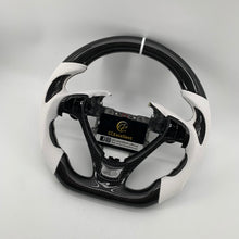 Load image into Gallery viewer, CCexcellent For Acura TL 2009 2010 2011 2012 2013 2014 carbon fiber wheel with white perforated leather sides