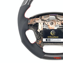 Load image into Gallery viewer, CCExcellent for Toyota Tundra 2007-2013 carbon fiber steering wheel red stripe