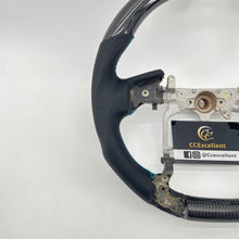Load image into Gallery viewer, CCExcellent for Toyota Tundra 2018-2020 carbon fiber steering wheel blue stripe