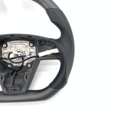 Load image into Gallery viewer, CCExcellent for tesla model s 2022+ carbon fiber steering wheel black perforated leather