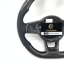 Load image into Gallery viewer, CCExcellent for Volkswagen mk7 2015-2019 carbon fiber steering wheel black gloss carbon fiber
