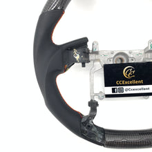 Load image into Gallery viewer, CCExcellent for Toyota Tundra 2018-2020 carbon fiber steering wheel red & orange & yellow stitching
