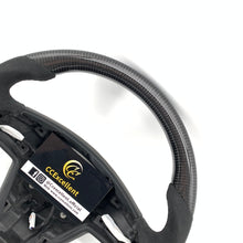 Load image into Gallery viewer, CCExcellent for tesla model s 2022+ carbon fiber steering wheel black alcantara
