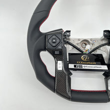 Load image into Gallery viewer, CCExcellent for Toyota Tundra 2018-2020 carbon fiber steering wheel red stripe