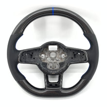 Load image into Gallery viewer, CCExcellent for Volkswagen mk7 2015-2019 carbon fiber steering wheel blue stitching
