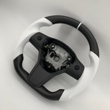 Load image into Gallery viewer, CCExcellent for tesla model 3/Y 2017-2020 carbon fiber steering wheel black matte carbon fiber