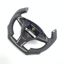 Load image into Gallery viewer, CCExcellent for tesla model sx 2016-2022 carbon fiber steering wheel black smooth leather