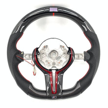 Load image into Gallery viewer, Ccexcellent-BMW F series M1 M2 F87 M3 F80 M4 F82 F83 carbon fiber steering wheel with trim cover