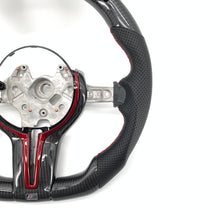 Load image into Gallery viewer, Ccexcellent-BMW F series M1 M2 F87 M3 F80 M4 F82 F83 carbon fiber steering wheel with trim cover