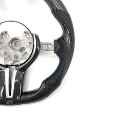 Load image into Gallery viewer, Ccexcellent-BMW F series M1 M2 F87 M3 F80 M4 F82 F83 carbon fiber steering wheel with trim cover