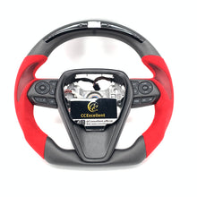 Load image into Gallery viewer, CCexcellent-Toyota 8th gen Camry /SE/XSE/TRD carbon fiber steering wheel