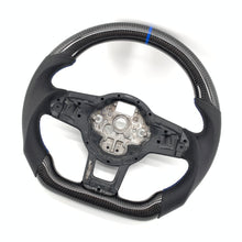 Load image into Gallery viewer, CCExcellent for Volkswagen mk7 2015-2019 carbon fiber steering wheel blue stripe