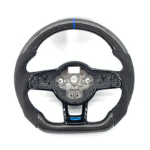Load image into Gallery viewer, CCExcellent for Volkswagen mk7 2015-2019 carbon fiber steering wheel black alcantara