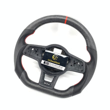 Load image into Gallery viewer, CCExcellent for Volkswagen mk7 2015-2019 carbon fiber steering wheel black perforated leather