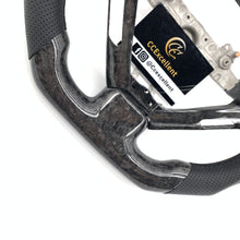 Load image into Gallery viewer, CCexcellent For Infiniti G37 2008/2009/2010/2011/2012/2013 black forged carbon fiber steering wheel 6