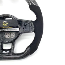 Load image into Gallery viewer, CCExcellent for Volkswagen mk7 2015-2019 carbon fiber steering wheel black gloss forged carbon fiber