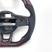 Load image into Gallery viewer, CCExcellent for Volkswagen MK7 2015-2019 carbon fiber steering wheel red stripe