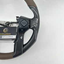 Load image into Gallery viewer, CCExcellent for Toyota Tundra 2018-2020 carbon fiber steering wheel black gloss carbon fiber sides