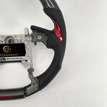 Load image into Gallery viewer, CCExcellent for Toyota Tundra 2014-2020 carbon fiber steering wheel red stripe