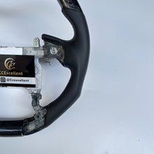 Load image into Gallery viewer, CCExcellent for Toyota Tundra 2014-2020 carbon fiber steering wheel black smooth leather