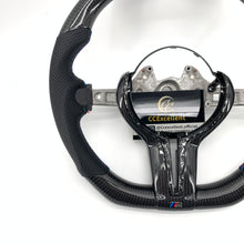 Load image into Gallery viewer, Ccexcellent-BMW F series M1 M2 F87 M3 F80 M4 F82 F83 carbon fiber steering wheel with trim cover