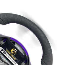 Load image into Gallery viewer, CCExcellent for tesla model 3/Y 2017-2020 carbon fiber steering wheel purple stitching
