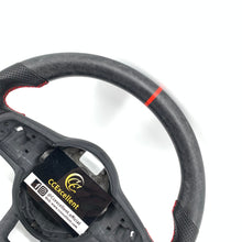 Load image into Gallery viewer, CCExcellent for Volkswagen mk7 2015-2019 carbon fiber steering wheel black perforated leather