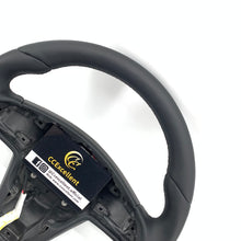 Load image into Gallery viewer, CCExcellent for tesla model S 2022+ carbon fiber steering wheel black smooth leather