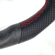 Load image into Gallery viewer, CCExcellent for Volkswagen mk7 2015-2019 carbon fiber steering wheel black perforated leather
