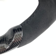 Load image into Gallery viewer, CCExcellent for tesla model s 2022+ carbon fiber steering wheel black stitching