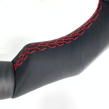 Load image into Gallery viewer, CCExcellent for tesla model3 2017-2020 carbon fiber steering wheel black smooth leather