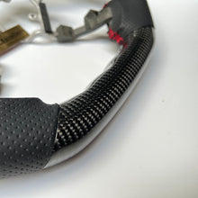 Load image into Gallery viewer, CCExcellent for Toyota Tundra 2007-2013 carbon fiber steering wheel red stripe