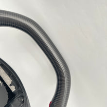 Load image into Gallery viewer, CCExcellent for tesla model s/x 2012-2021 carbon fiber steering wheel red stitching