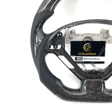 Load image into Gallery viewer, CCexcellent For Infiniti G37 2008/2009/2010/2011/2012/2013 black forged carbon fiber steering wheel 2