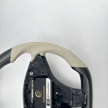 Load image into Gallery viewer, CCExcellent for tesla model s/x 2012-2021 carbon fiber steering wheel red stripe