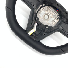 Load image into Gallery viewer, CCExcellent for tesla model s 2022+ carbon fiber steering wheel black stitching