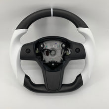 Load image into Gallery viewer, CCExcellent for tesla model 3/Y 2017-2020 carbon fiber steering wheel matte carbon fiber