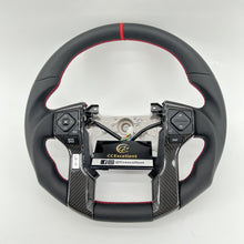Load image into Gallery viewer, CCExcellent for Toyota Tundra 2018-2020 carbon fiber steering wheel black smooth leather