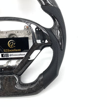 Load image into Gallery viewer, CCexcellent For Infiniti G37 2008/2009/2010/2011/2012/2013 black forged carbon fiber steering wheel 2