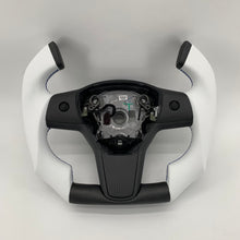 Load image into Gallery viewer, CCExcellent for tesla model 3/Y 2017-2020 carbon fiber steering wheel matte carbon fiber