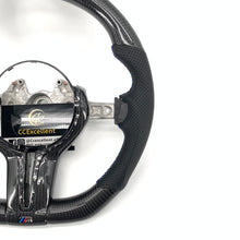 Load image into Gallery viewer, Ccexcellent-BMW F series M1 M2 F87 M3 F80 M4 F82 F83 carbon fiber steering wheel with trim cover