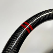 Load image into Gallery viewer, CCexcellent For Porsche Panamera 2009 2010 2011 2012 2013 2014 2015 2016 carbon steering wheel with brown perforated leather sides