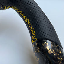 Load image into Gallery viewer, CCexcellent For NISSAN GTR R35 2009-2016 carbon fiber steering wheel with gold flake forged carbon