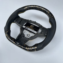 Load image into Gallery viewer, CCexcellent For Tesla Model Y carbon fiber steering wheel with gold flake forged carbon