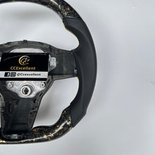 Load image into Gallery viewer, CCexcellent For Tesla Model Y carbon fiber steering wheel with gold flake forged carbon