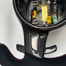 Load image into Gallery viewer, CCexcellent For Porsche Panamera 2009 2010 2011 2012 2013 2014 2015 2016 carbon fiber wheel with black Italian alcantara sides