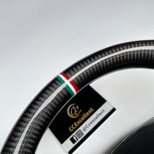 Load image into Gallery viewer, CCexcellent For Maserati Quattroporte GTS 2013 2014 2015 2016 2017 2018 2019 carbon steering wheel with black Italian alcantara sides